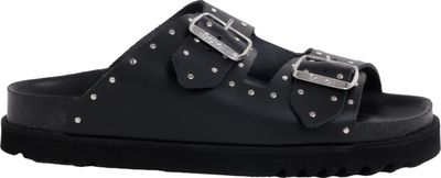 Wedges Beatriz zwart studs