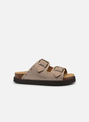 Scholl Wedges Beatriz dark ecru suede
