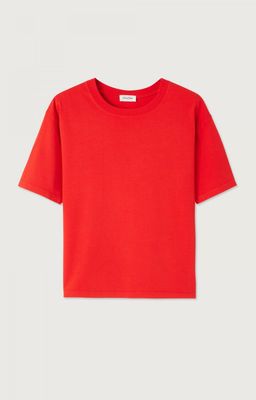 American Vintage rood T-shirt Fizvalley