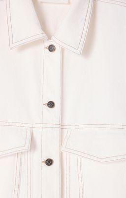 American Vintage ecru mouwloze jas