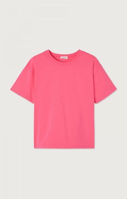 American Vintage fluo roze T-shirt Fizvalley