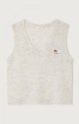 American Vintage debardeur Nenybay gris chine