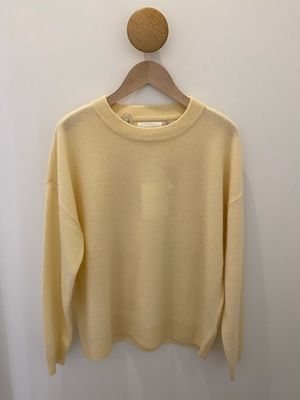 Les tricot le lea pull Ma Poupette mimosa