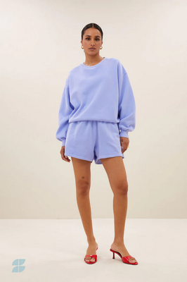 By Bar short violet blue
