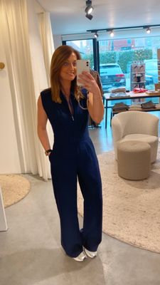 Suncoo jumpsuit Tori blue nuit
