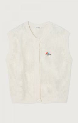 American Vintage cardigan zonder mouwen Crashway