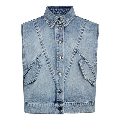 Co Couture jeans jasje zonder mouwen