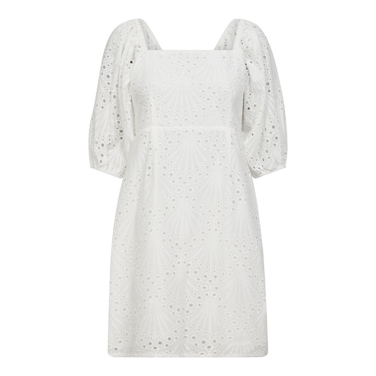Co Couture witte jurk broderie anglaise