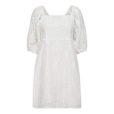 Co Couture witte jurk broderie anglaise