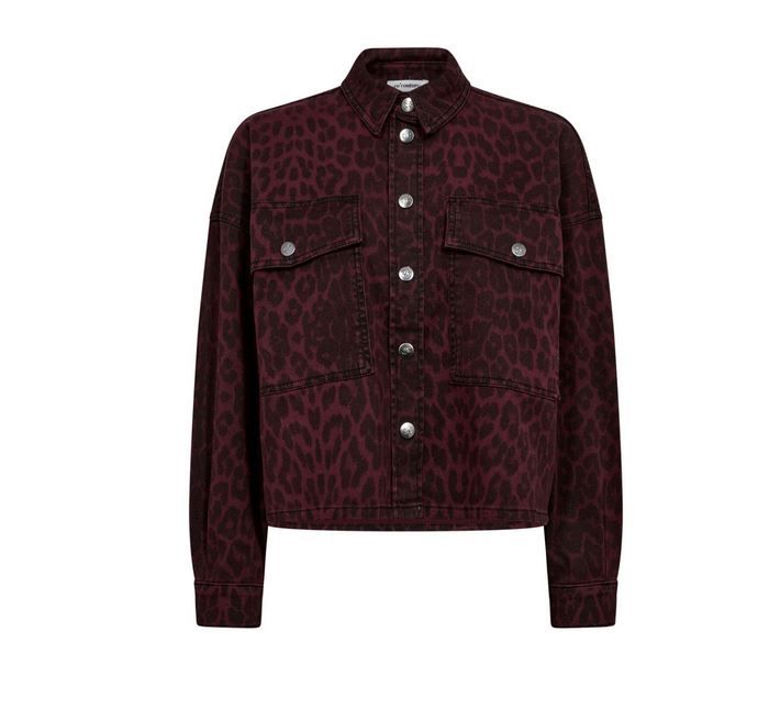 Co&#39; Couture leopard jasje winered