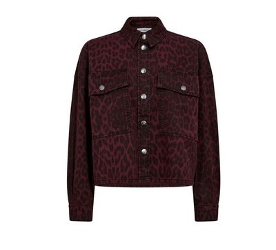 Co&#39; Couture leopard jasje winered