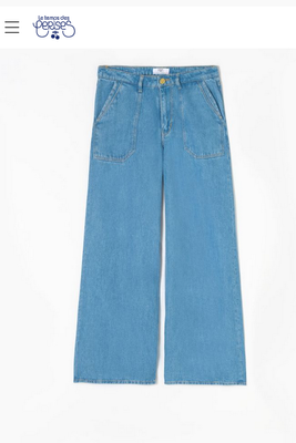 Le temps des cerises wijde jeansbroek