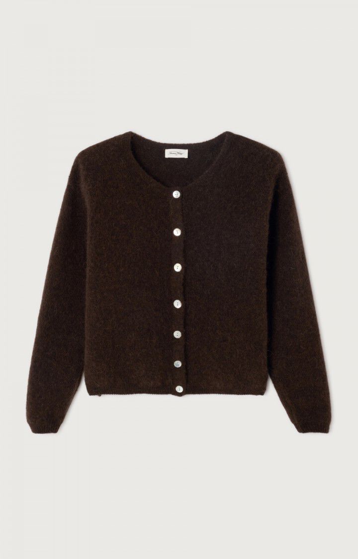 American Vintage cardigan Vitow bruin