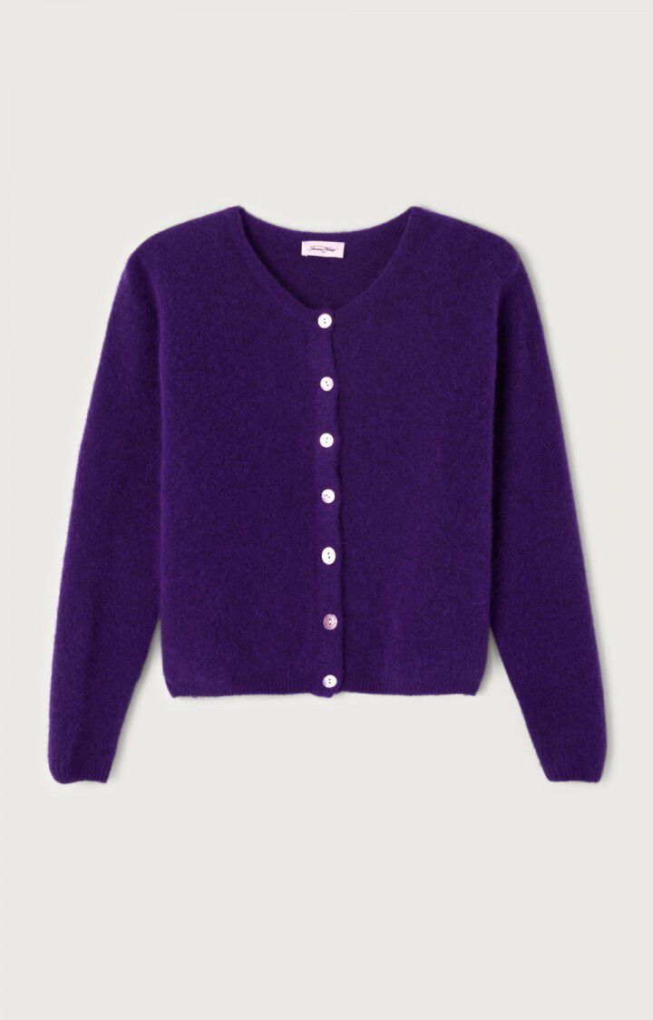 American Vintage cardigan Vitow aubergine