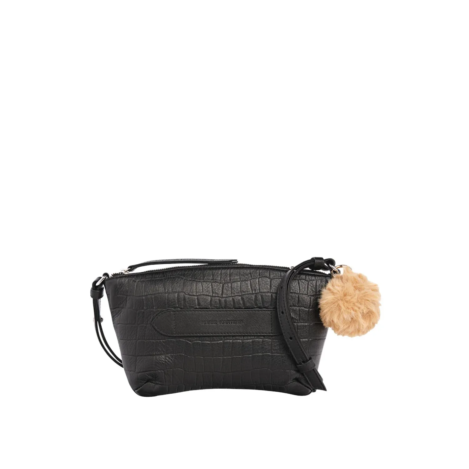 Marie Martens coachella pocket croco black