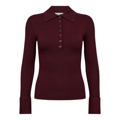 Co Couture polo wijnrood