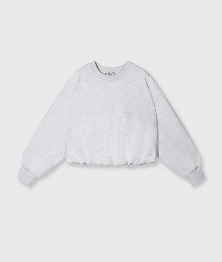 10 Days pleated sweater back stamp