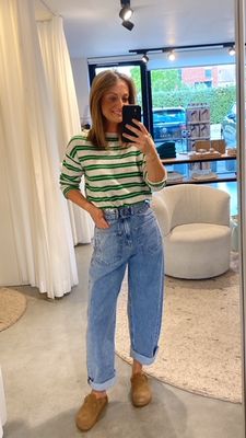 Mos Mosh Khai two stripe knit