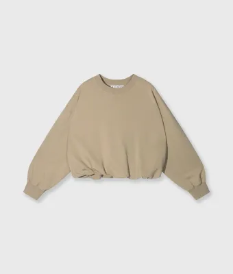 10 Days pleated sweater earth