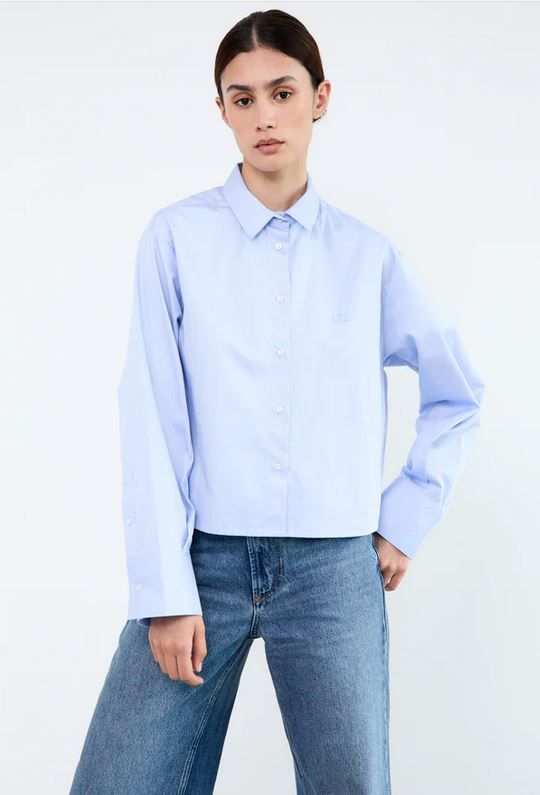 LIV THE LABEL Pippa blouse lichtblauw