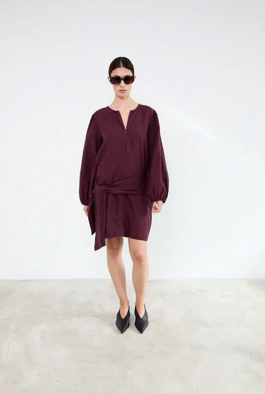 LIV THE LABEL jurk Billie red gingham