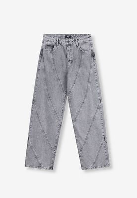 ALIX the label cutseams denim pants grijs