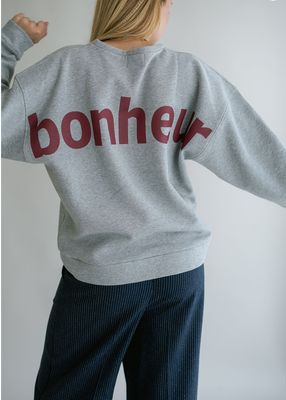 Held Alba sweater bonheur grey bordeaux