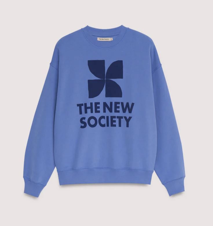 The New Society sweater starlight blue