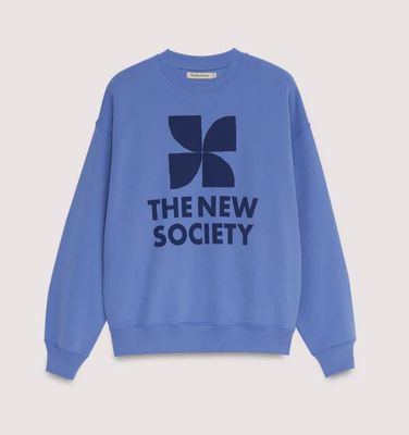 The New Society sweater starlight blue