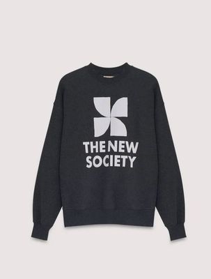 The New Society sweater galactic grey