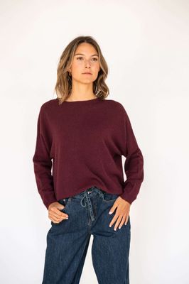 Bonita Avenue pull Bora velvet vino