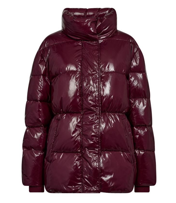 Co Couture pruimkleurige jas