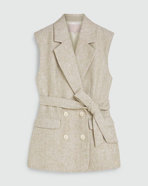 Josh V YARA blazer gilet met glitter