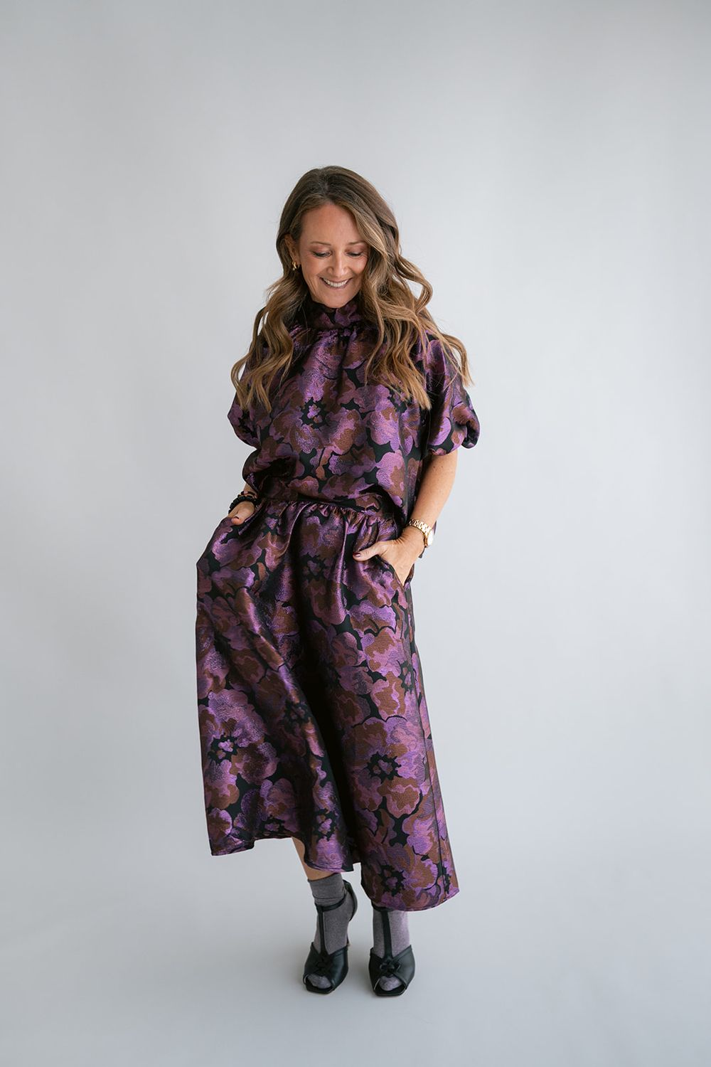 Held gebloemde Julie rok