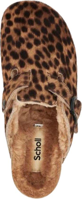 Scholl klompjes Fae New leopard