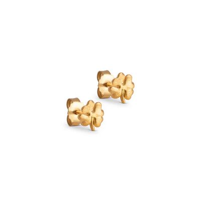 Enamel studs organic clover