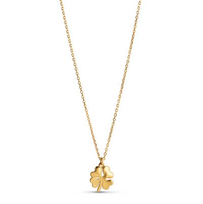 Enamel ketting organic clover