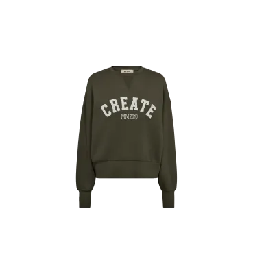 Mos Mosh sweater Celli olive night