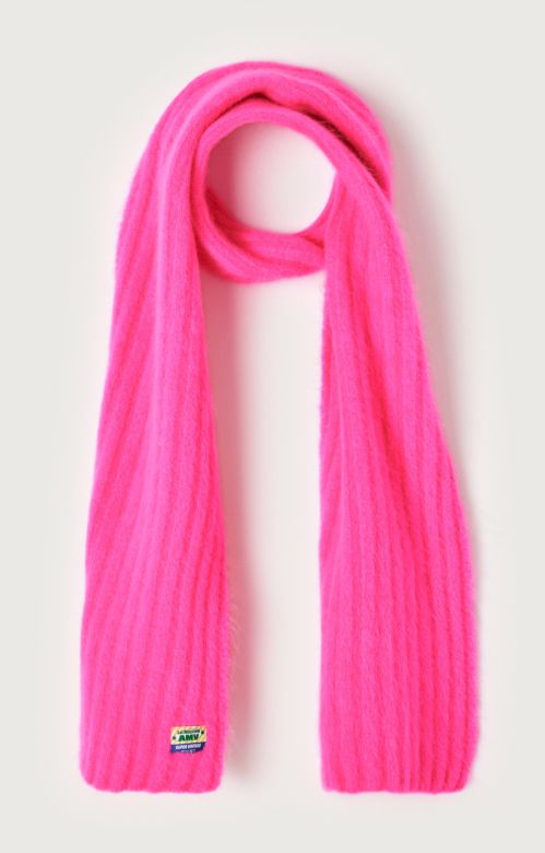 American Vintage sjaal fluo roze