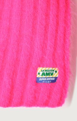 American Vintage sjaal fluo roze