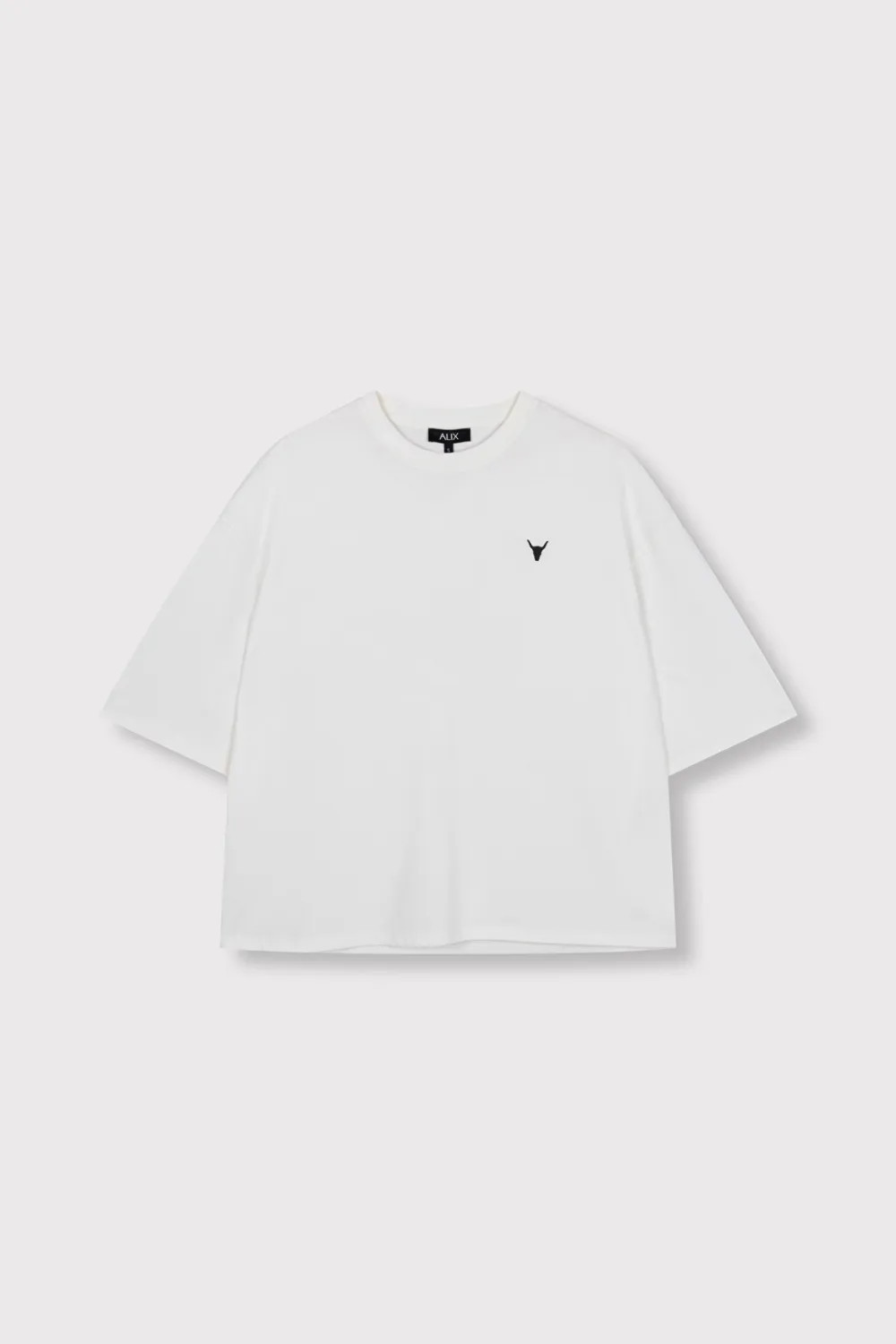 Alix the Label bull t-shirt soft white