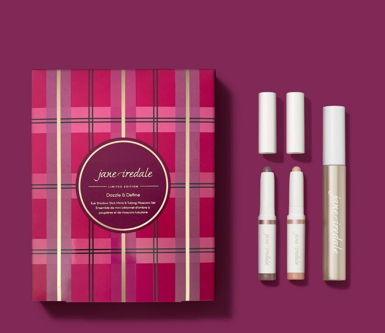 jane iredale Dazzle &amp; Define Eye Shadow Stick Mini &amp; Tubing Mascara Set