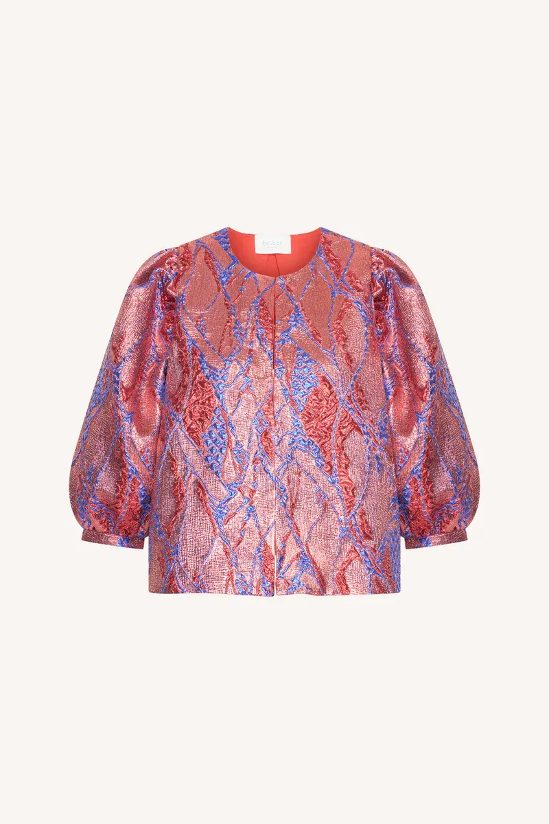 By-Bar Mauri jacquard blouse