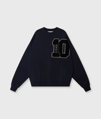 10 Days baseball sweater dark navy