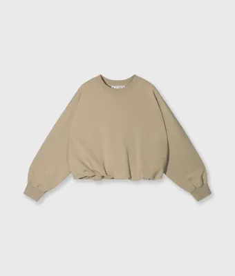 10 Days pleated sweater earth