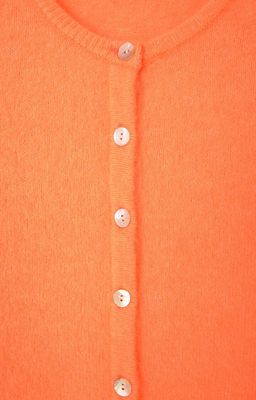 American Vintage cardigan carotte fluo met ronde hals