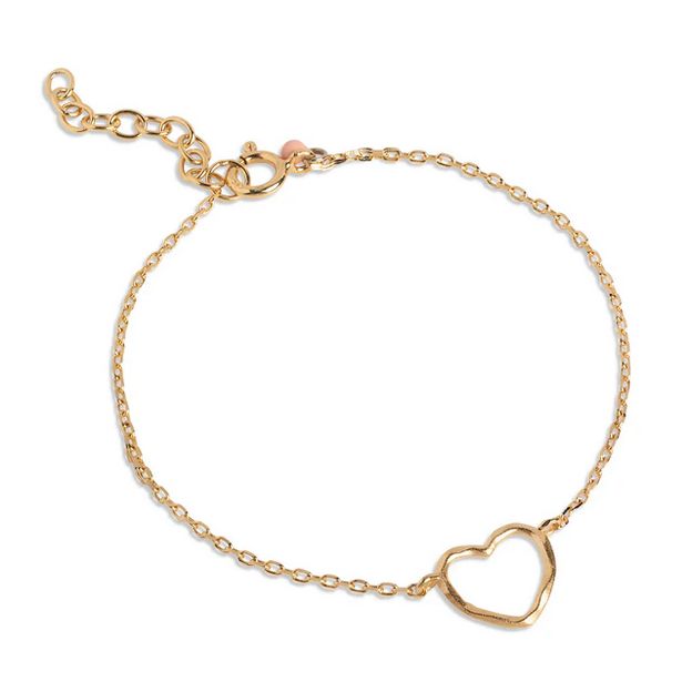 Enamel armband organic heart