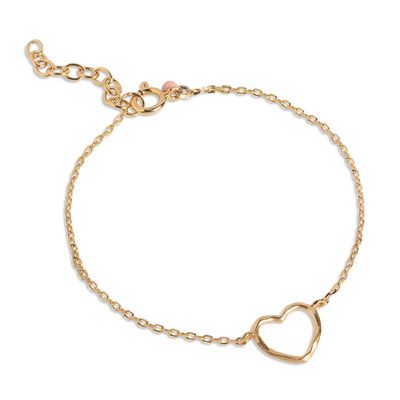 Enamel armband organic heart
