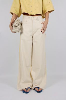 Amandine jeans Eva ecru/yellow
