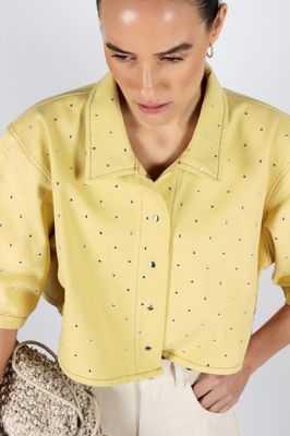 Amandine jacket Mae yellow studs